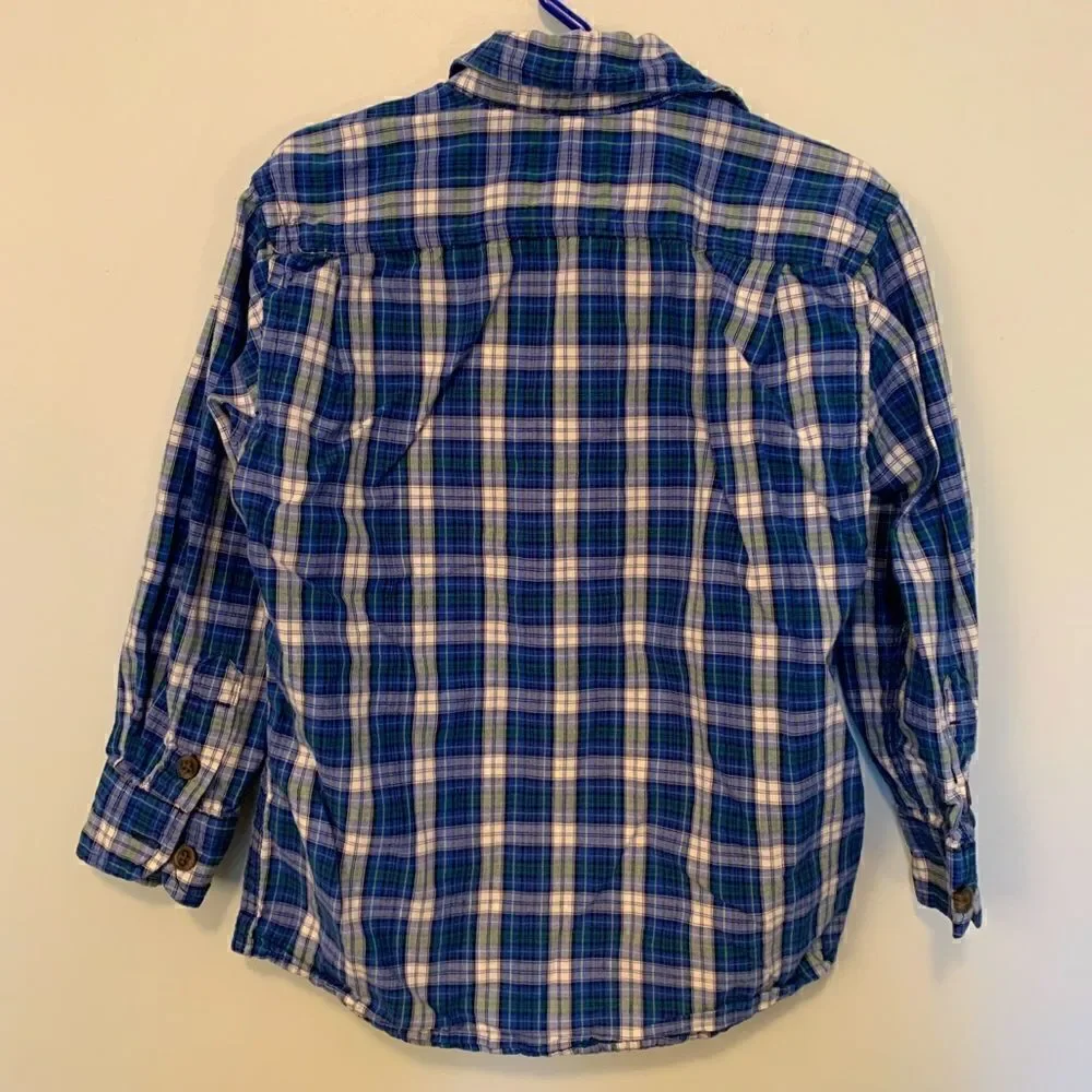 Children's Place Plaid Button Down